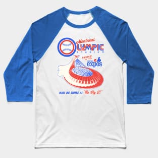 Defunct Montreal Expos Olympic Stadium Baseball T-Shirt